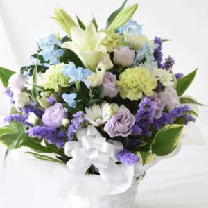 ペット供花 Ｌ 淡ブルー