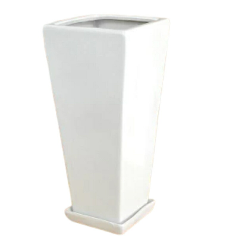 ロングスクエア陶器鉢32cm