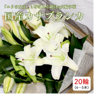 カサブランカの花束 20輪